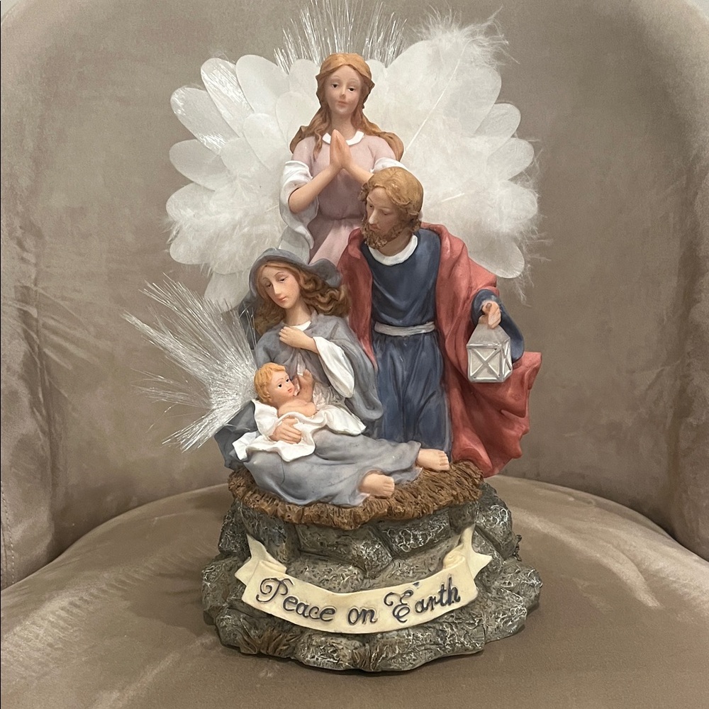 Peace on Earth Nativity Figurine